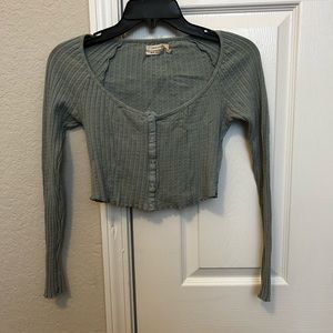 37. Urban Outfitters jade green crop top